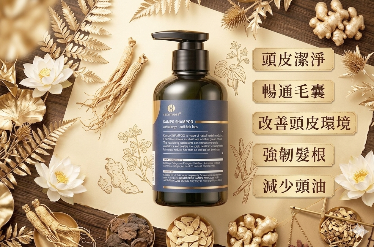 香港 貝迪喬 漢方防脫控油洗頭水 300ml - Image 2